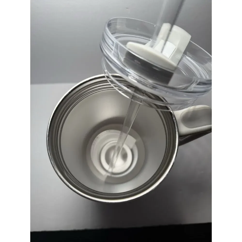Stanley X Starbucks Thailand 2025 SILVER CHROME 40oz Quencher Tumbler BNWT - Picture 7 of 7
